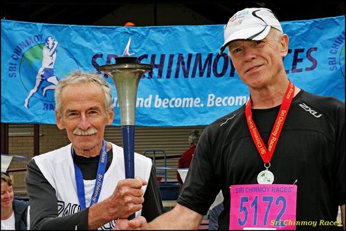 Alan 1st in Category (66yrs) Oldest in Race Sri Chinmoy 18km